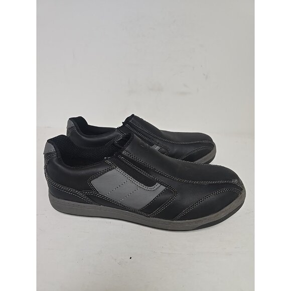 DAKOTA Men's 3811 Steel Toe Steel Plate Slip-On Shoes Black/Gray 10M - Picture 2 of 8